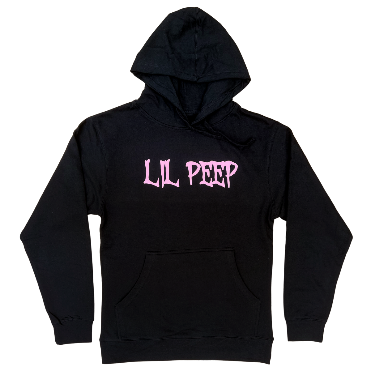 Black OG Lil Peep Design Hoodie Puff Print
