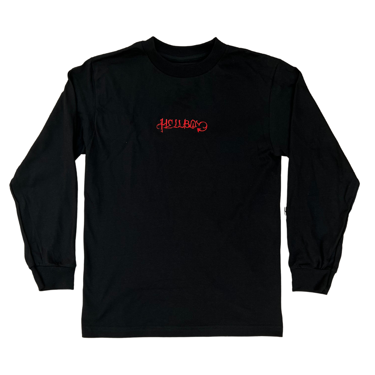 HELLBOY Embroidered Long Sleeve Official Website of the Estate of Gustav Ahr / Lil Peep HELLBOY Embroidered Long Sleeve Official Website of the Estate of Gustav Ahr / Lil Peep