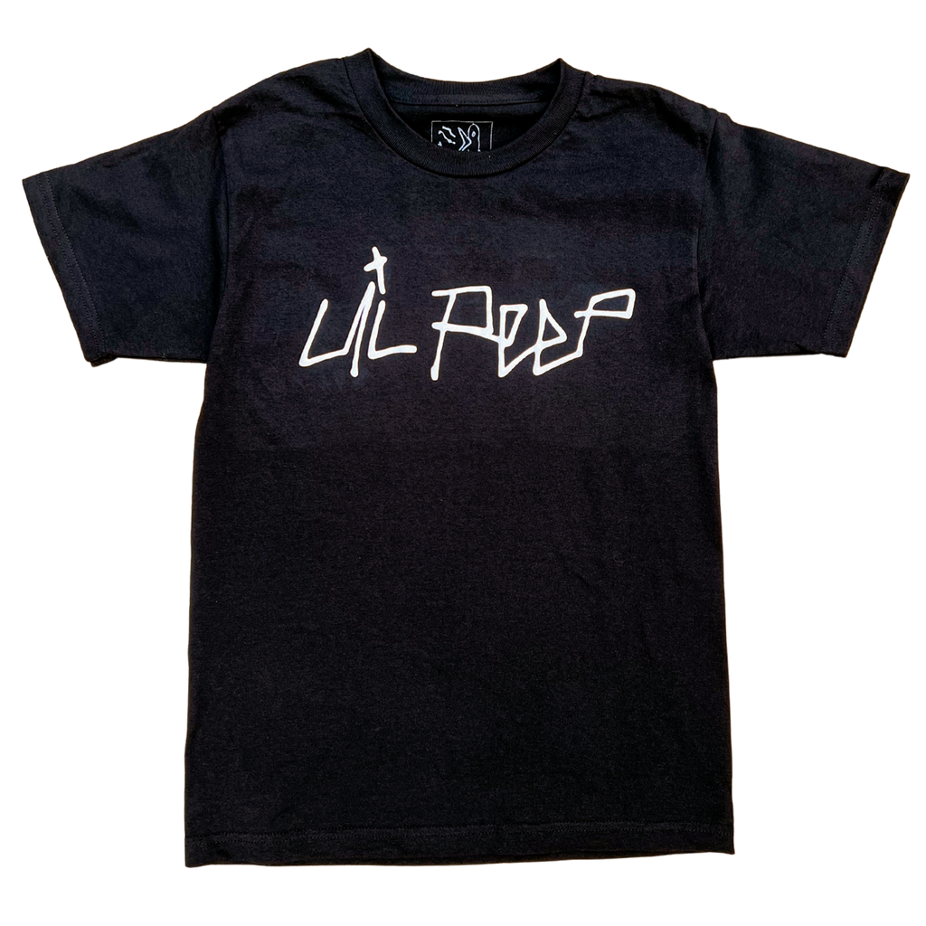Lil Peep Logo T-Shirt - Black (Puff Print)