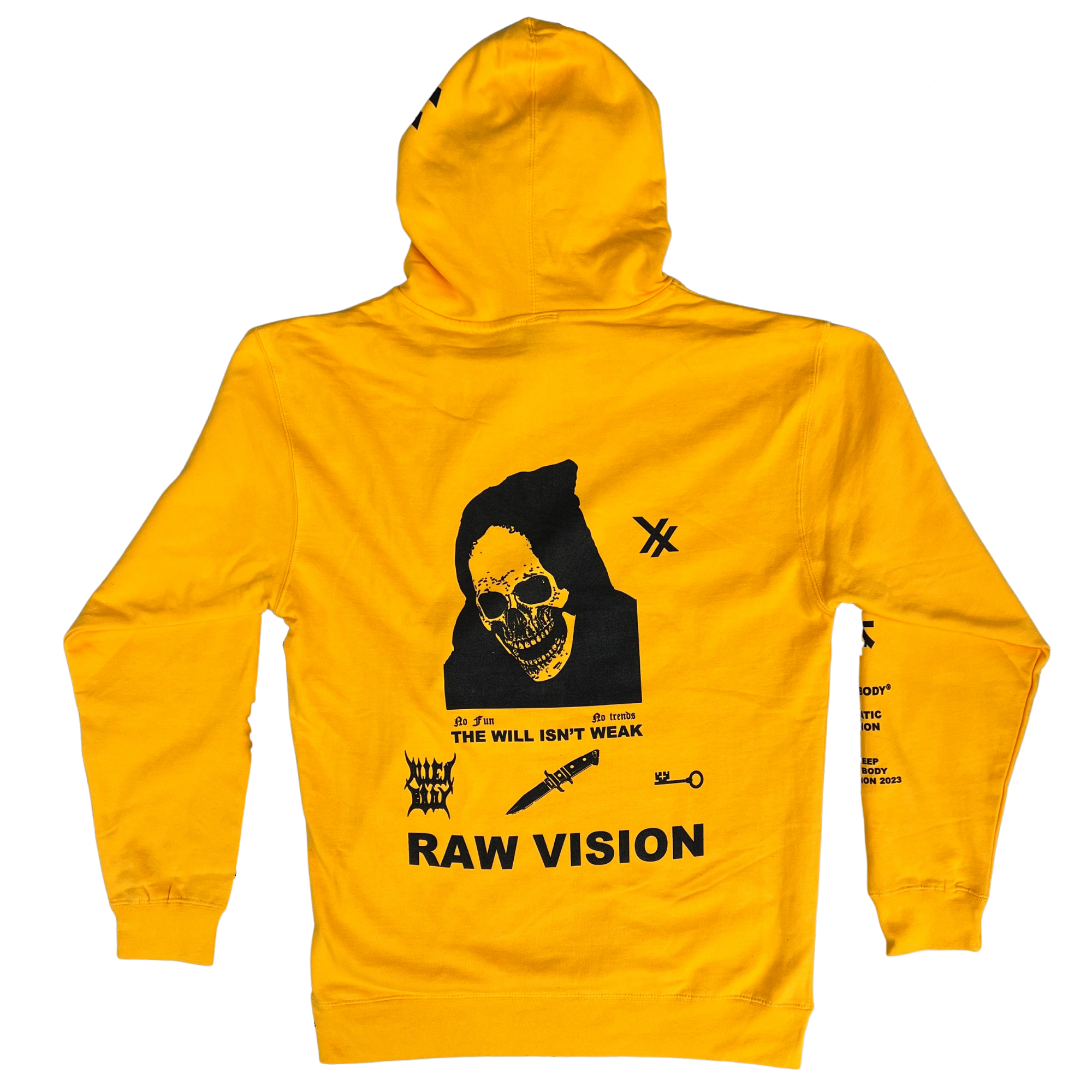 Raw vision hoodie yellow discount
