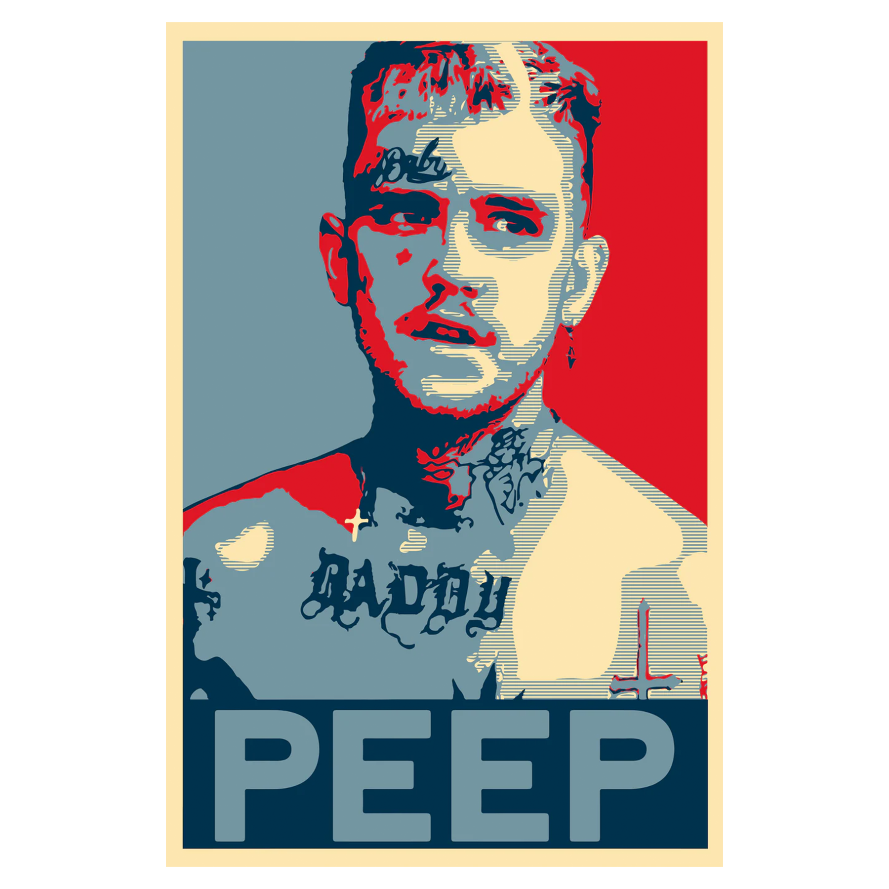 LILPEEP 公式 Tシャツ VOTE FOR PEEP March VOTE FOR PEEP merchandise available now on lilpeep.com