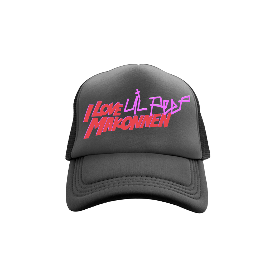 Lil Peep x ILoveMakonnen - DIAMONDS Black Trucker Hat